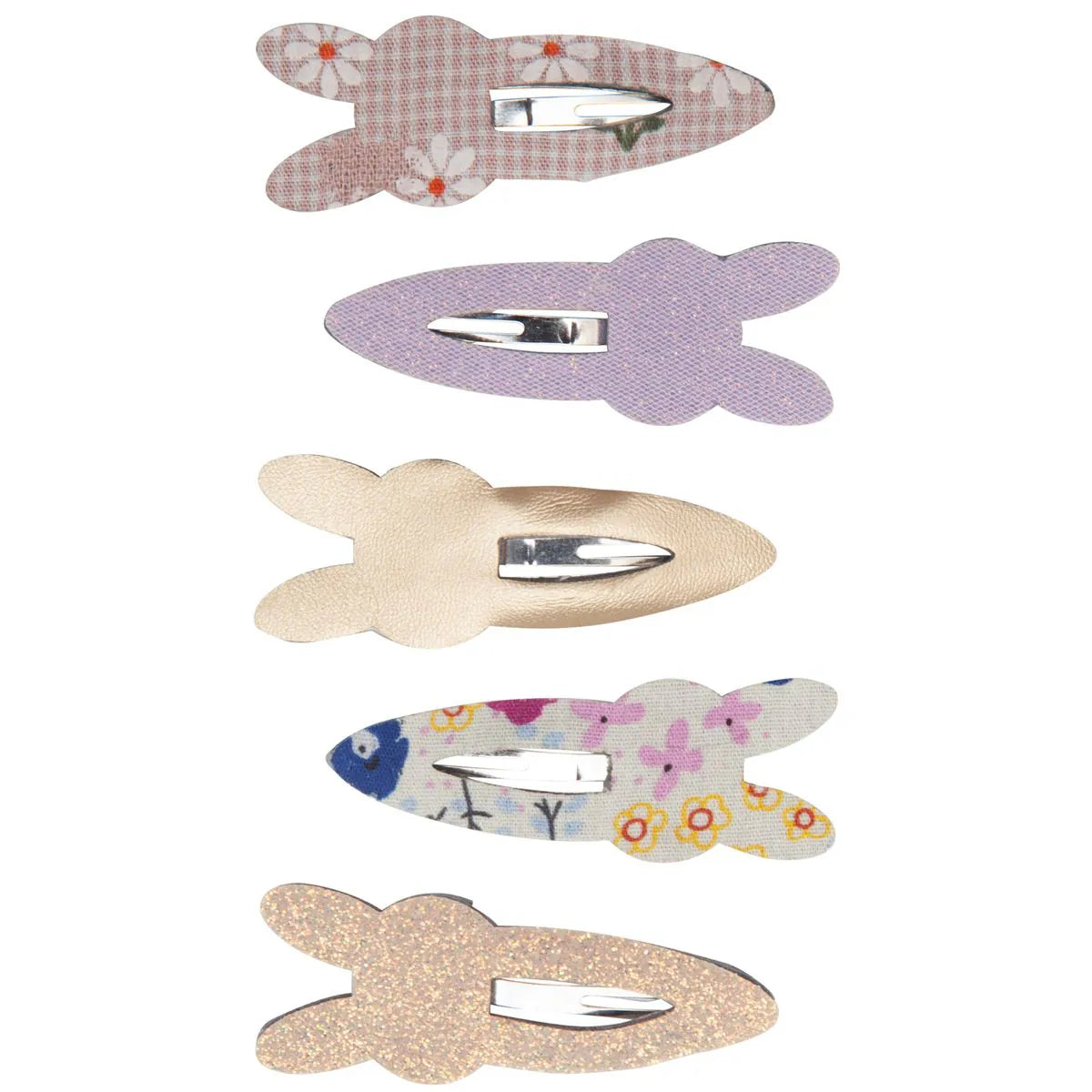 סט 5 סיכות ארנבונים לשיער bunny hair clips Mimi&Lula