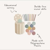 תיבת מיון מטבעות וצינורות Mushie