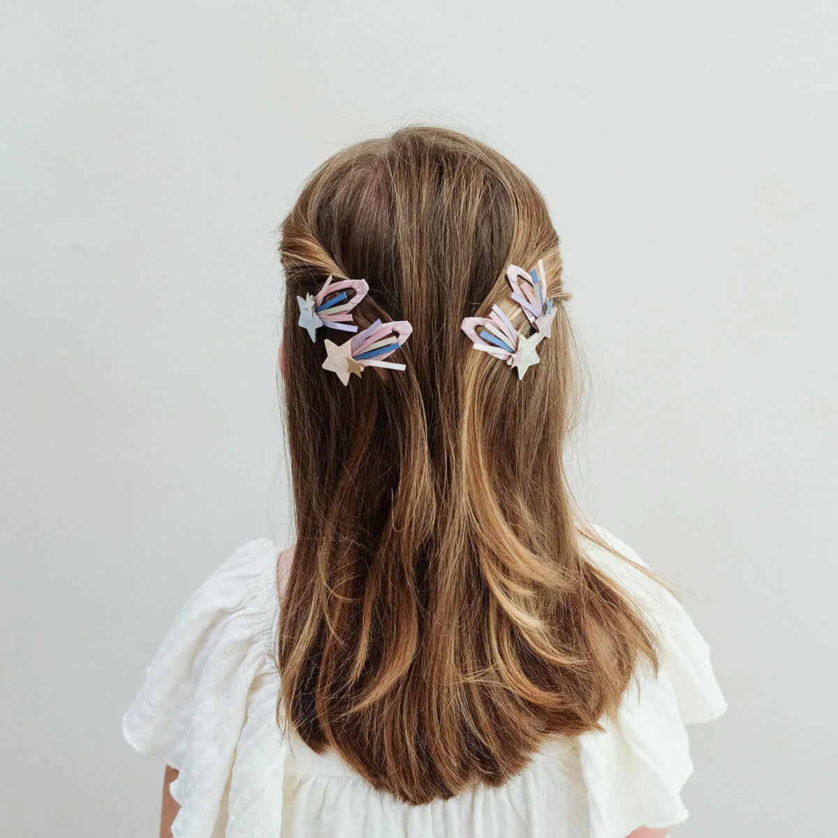 סט 4 סיכות לשיער כוכבים star trail hair clips Mimi&Lula