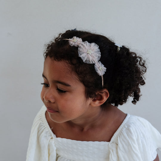 קשת שיער Tulle Rosette Headband Mimi&Lula