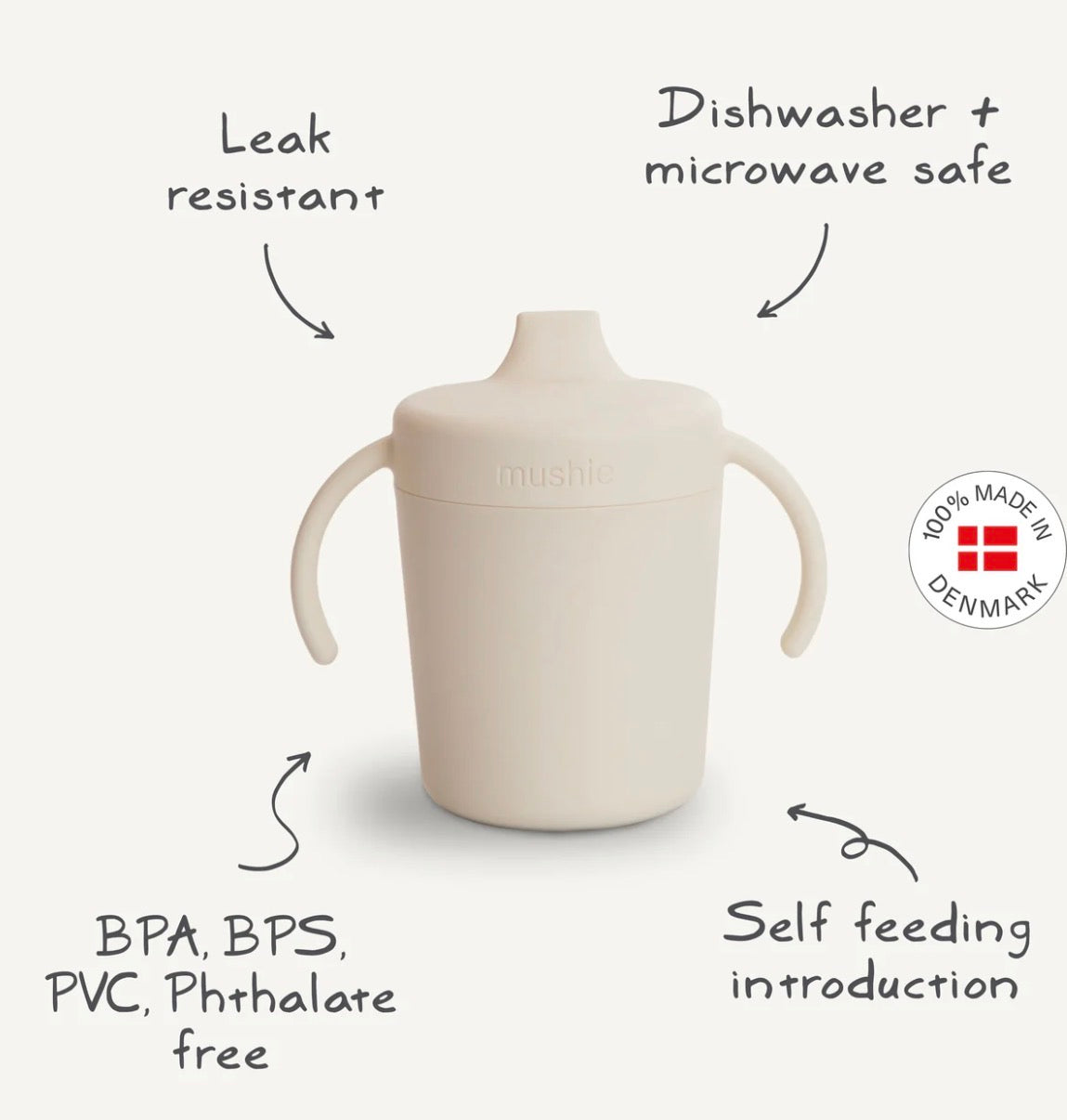 כוס אימון סיפי Mushie| בלאש