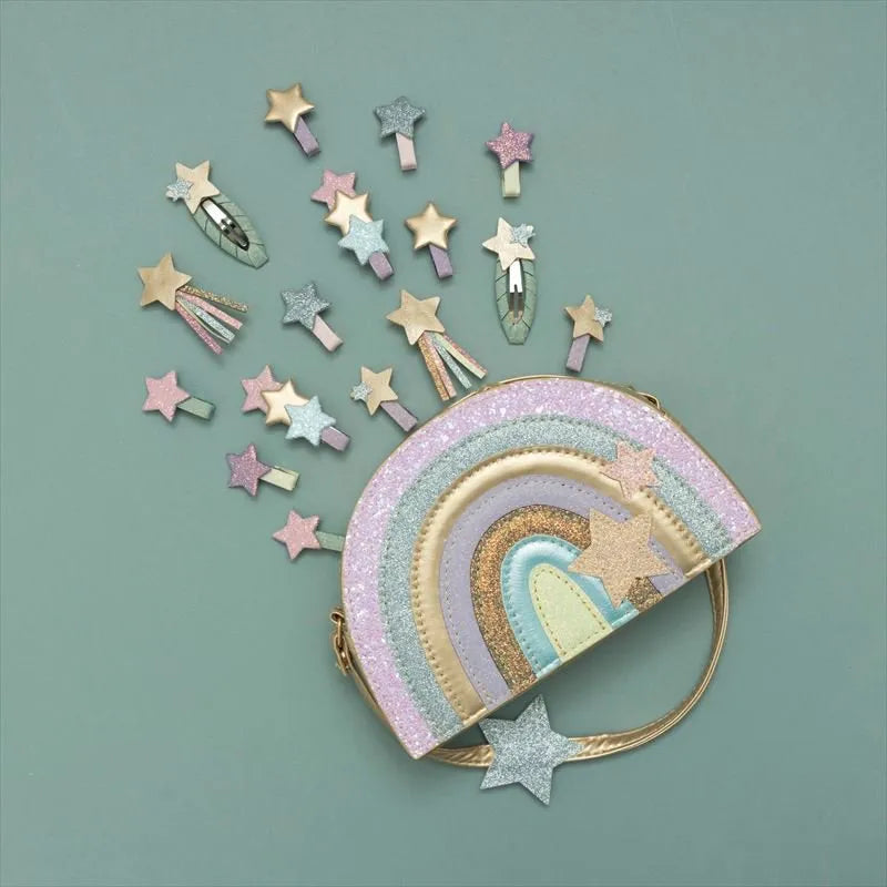 2 סיכות שיער כוכבים Layered Star Hair Clips Mimi&Lula