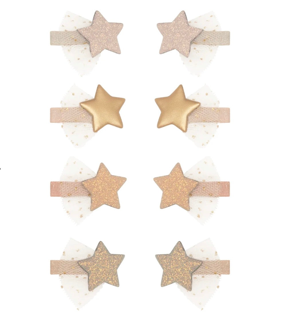 סט 8 סיכות שיער מיני כוכב בלט Ballet Star Mini Clips Mimi&Lula