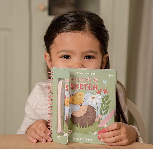 ספר ציור וגירוד | רוזה והחברים