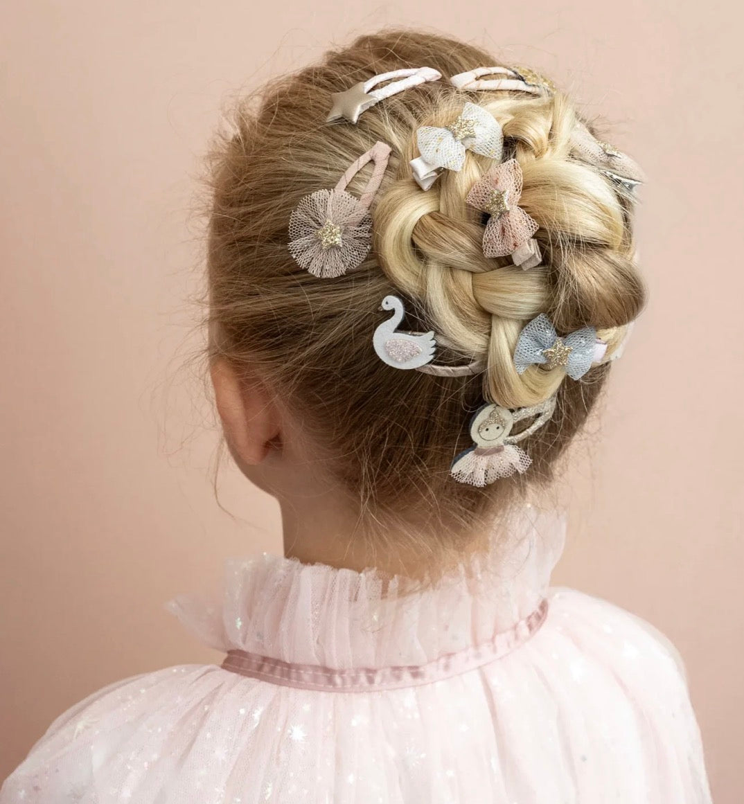 סט 5 סיכות שיער Tulle Rosette Mini Hair Clips
Mimi&Lula