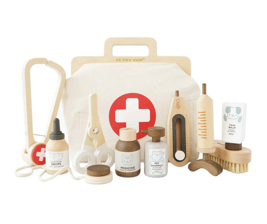 תיק ווטרינר לילדים מעץ