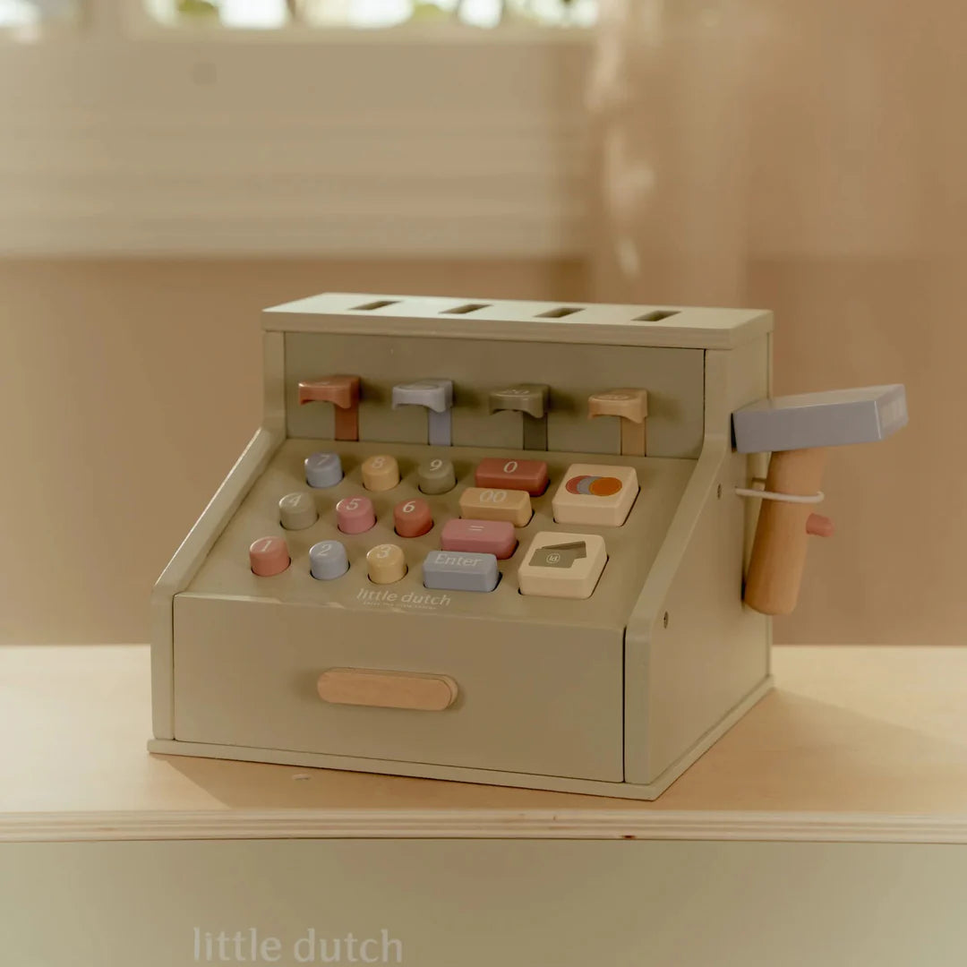 קופה רושמת מעץ Little Dutch