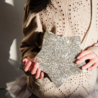תיק כוכב מנצנץMimi&Lula | glitter sparkle star bag