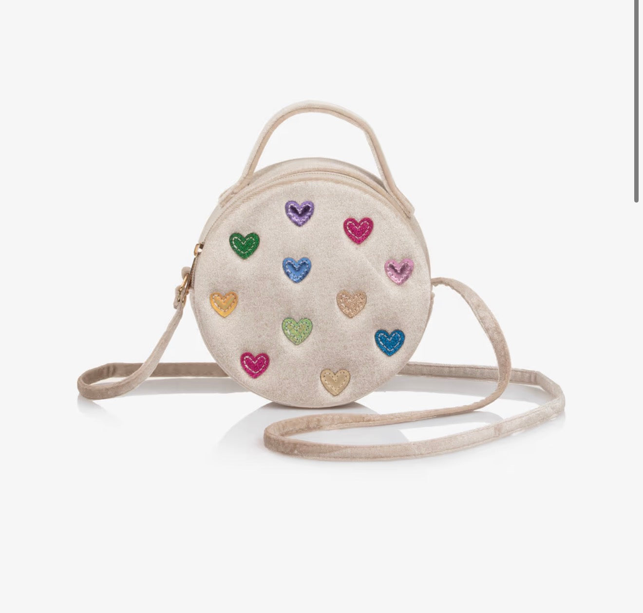 תיק לבבות צבעוני multi colored heart bag Mimi&Lula
