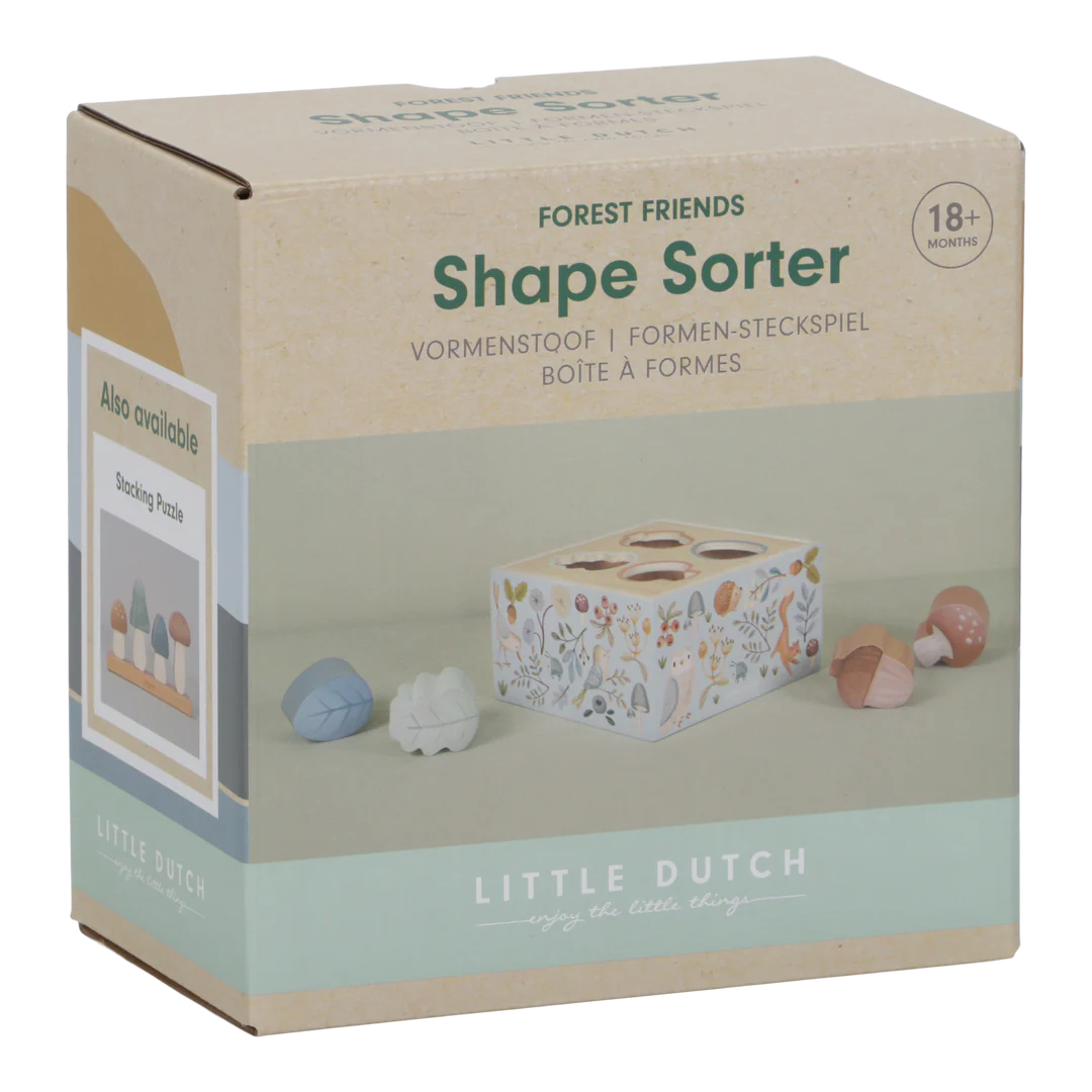 קופסת מיון צורות | חברי יער Little Dutch