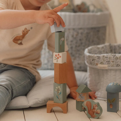דלי קוביות עם 50 אבני בניין | חברי היער Little Dutch