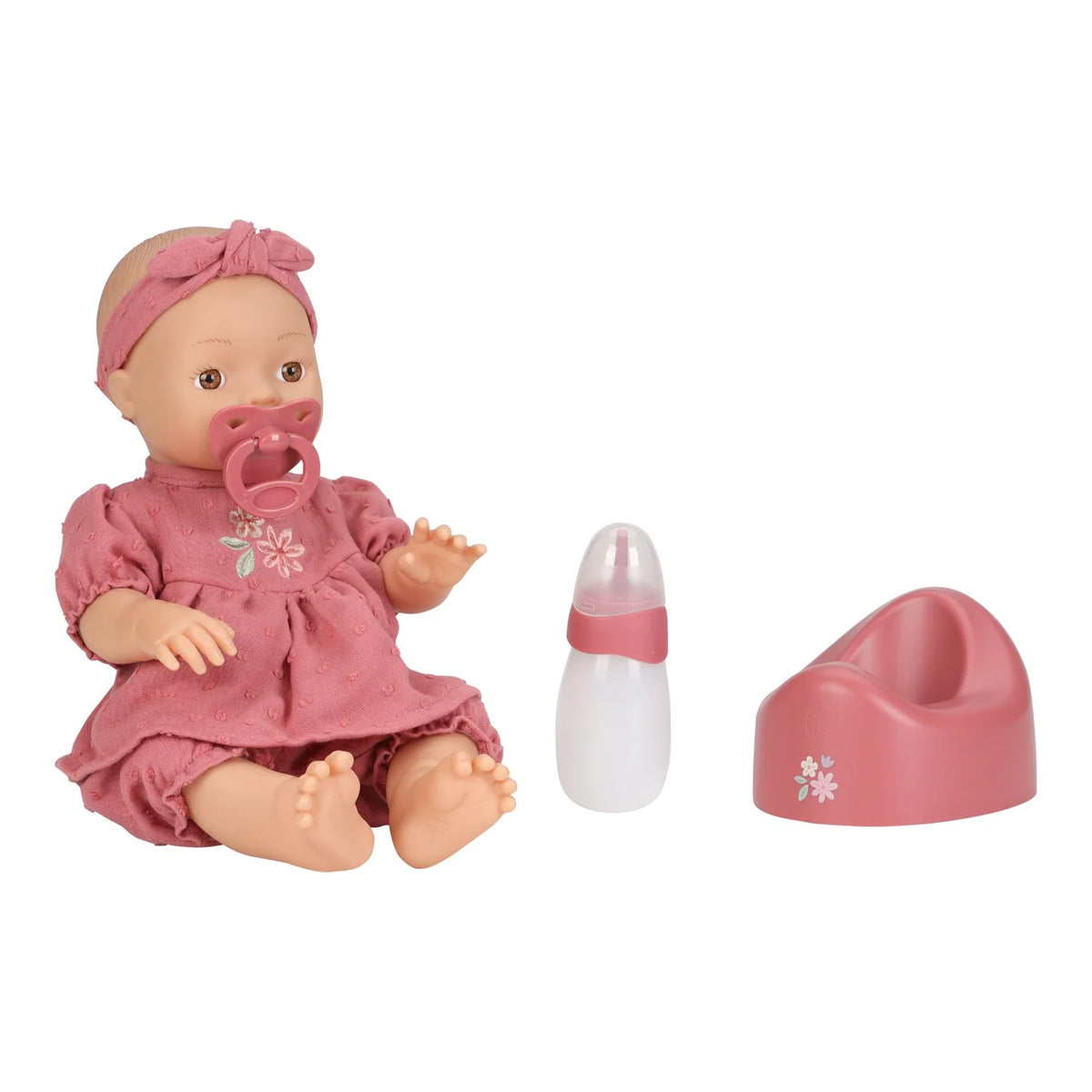 בובת תינוקת ליביה | 36 ס״מ drink and wet doll livia Little Dutch