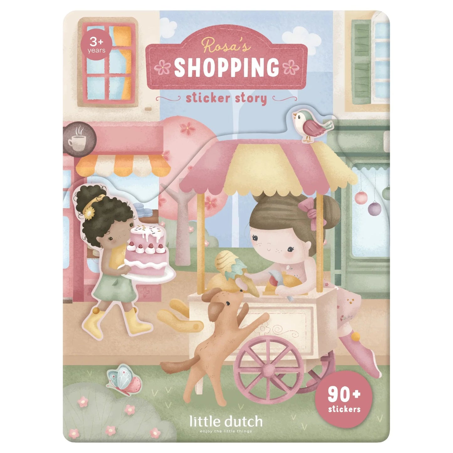 סט מדבקות | מסע הקניות של רוזה Little Dutch