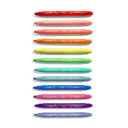 טושי Switch-Eroo מנצנצים ומשני צבע