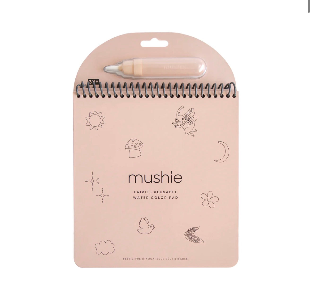 חוברת צביעה במים רב פעמית | פיות ורוד Mushie