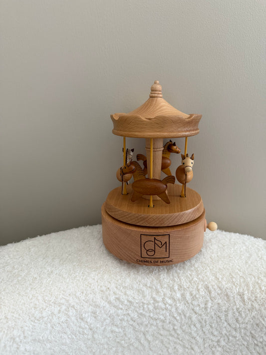 תיבת מוסיקה| קרוסלה סוסים chimes of music