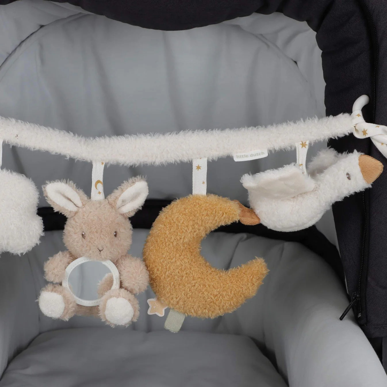 שרשרת צעצועים לעגלה | Newborn Naturals Little Dutch