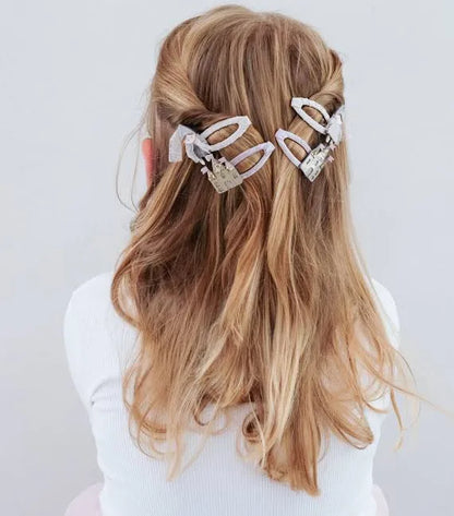 סט 4 סיכות לשיער נסיכה וארמון princess hair clips Mimi&Lula