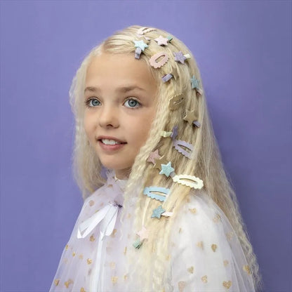 2 סיכות שיער כוכבים Layered Star Hair Clips Mimi&Lula