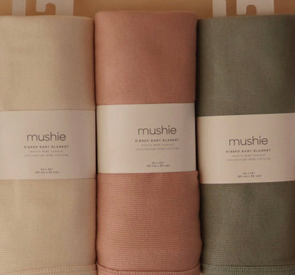 שמיכה דקה ריב Mushie | בלאש