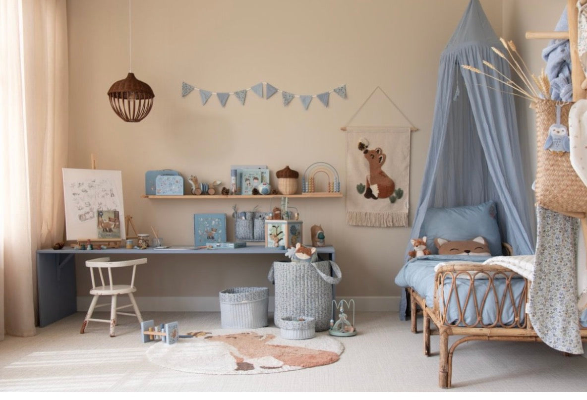 XL סל אחסון| forest friends blue little dutch