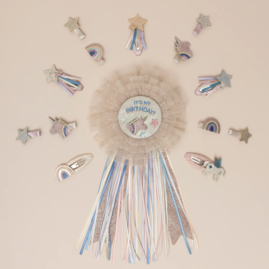 סיכת יום הולדת חד קרן Mimi&Lula