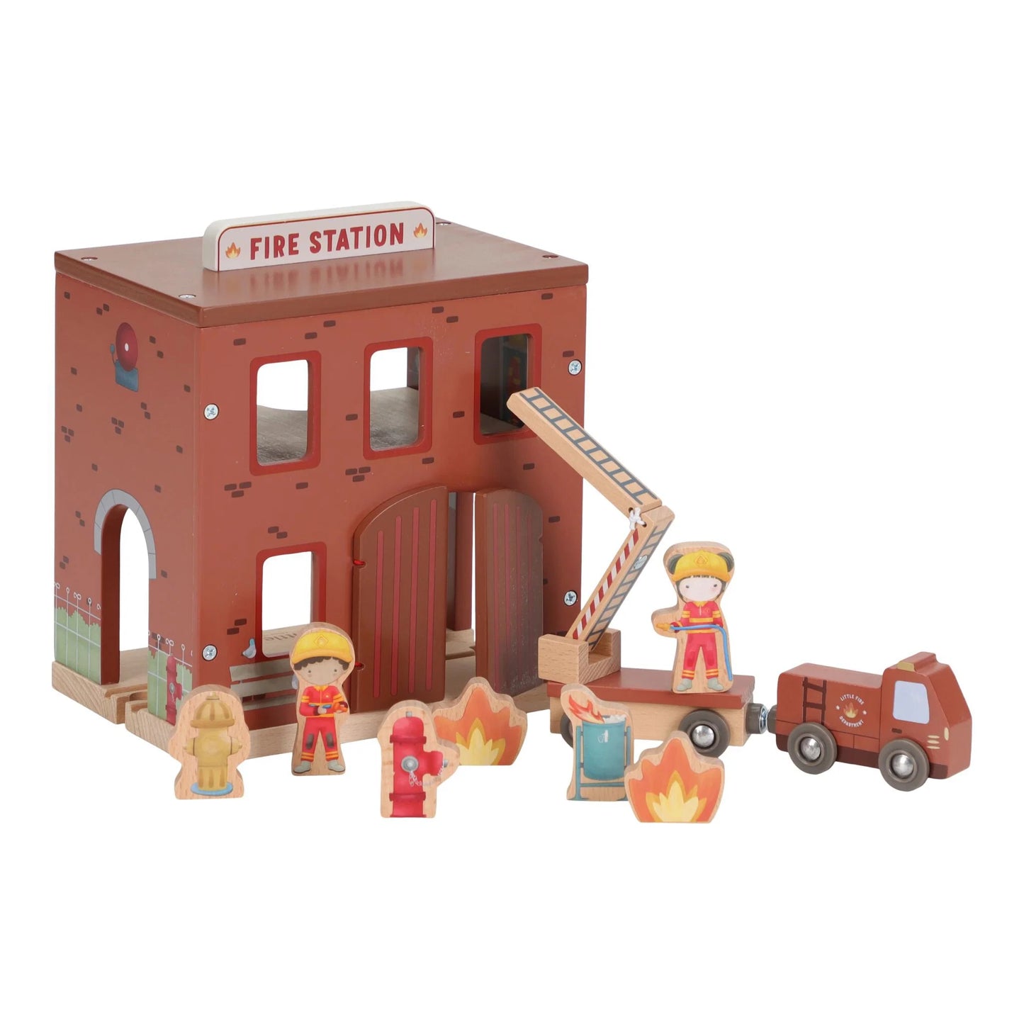 תחנת כיבוי אש מעץ Little Dutch