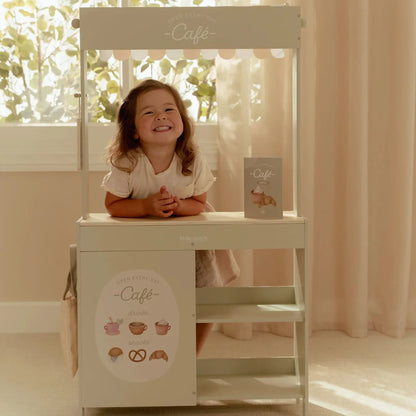 דוכן שוק ובית קפה מעץ Little Dutch