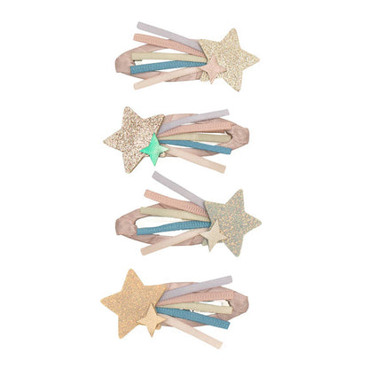 סט 4 סיכות לשיער כוכבים star trail hair clips Mimi&Lula