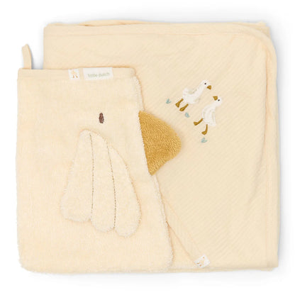 מארז מתנה לאמבטיה לתינוק| Little Dutch goose newborn naturals collection