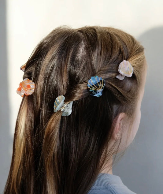 סט 6 קליפסים מיני צדף Mimi&Lula