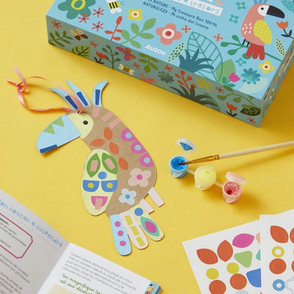 ערכת יצירה|אוצרות מהטבע creative set nature treasure box AUZOU