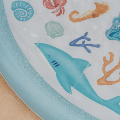 שטיח מים מזרקה Sprinkler Mat |  ocean dreams Blue Little Dutch