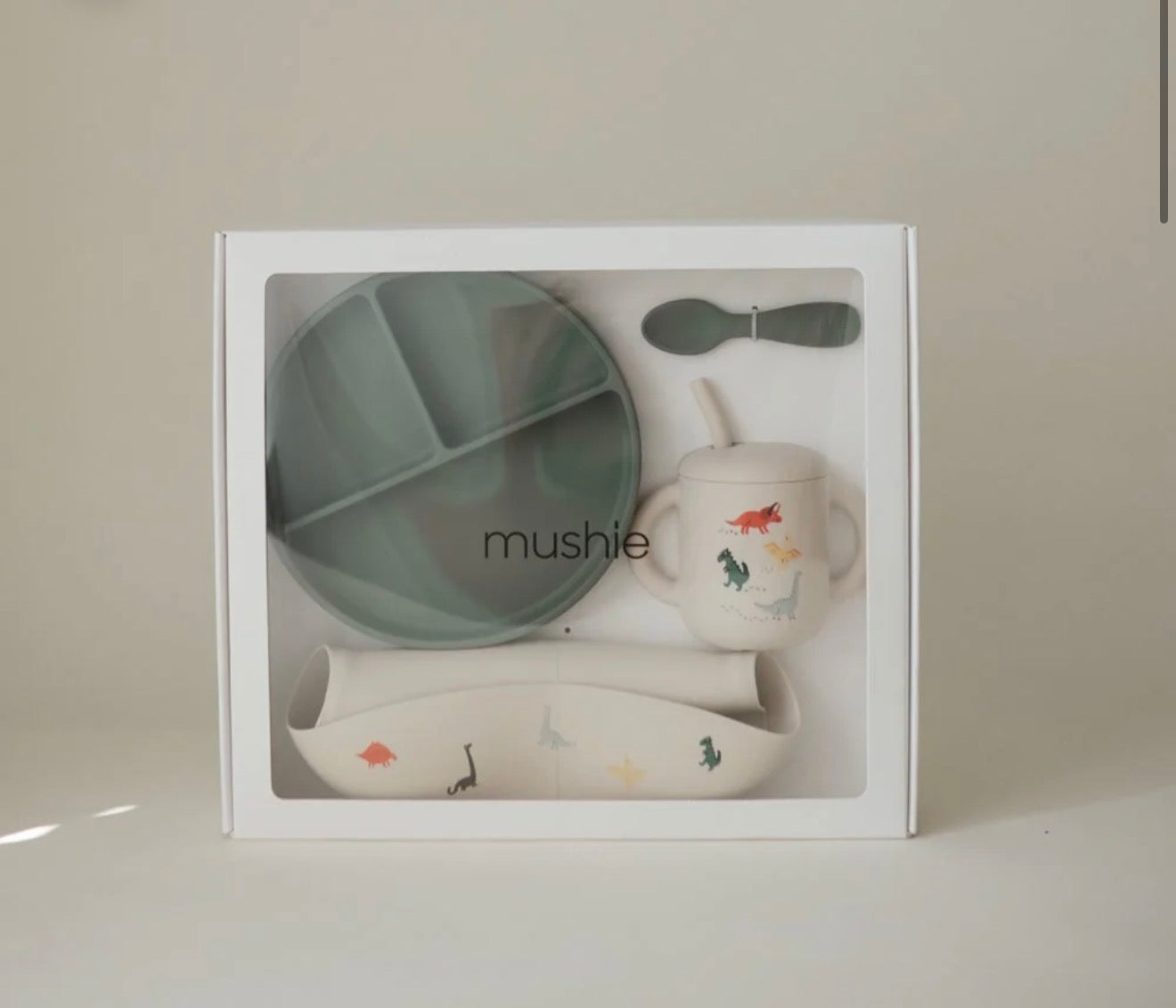 ערכת האכלה מסיליקון | דיינו Mushie