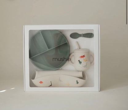 ערכת האכלה מסיליקון | דיינו Mushie