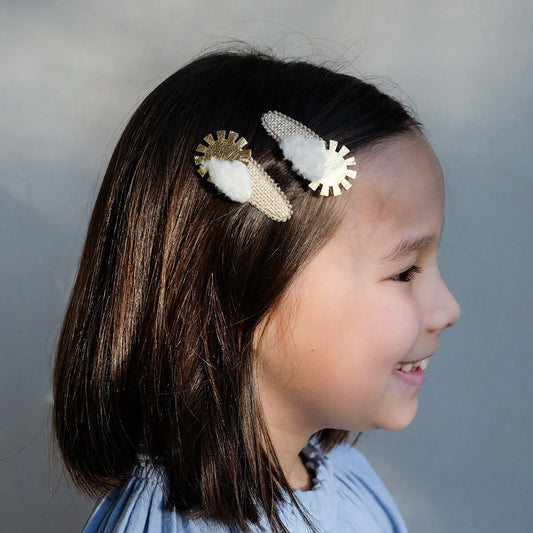 2 סיכות לשיער sunshine clips Mimi&Lula