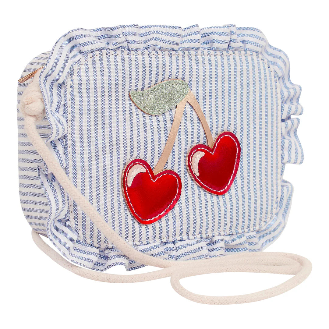 תיק פסים דובדבנים striped cherry bag Mimi&Lula