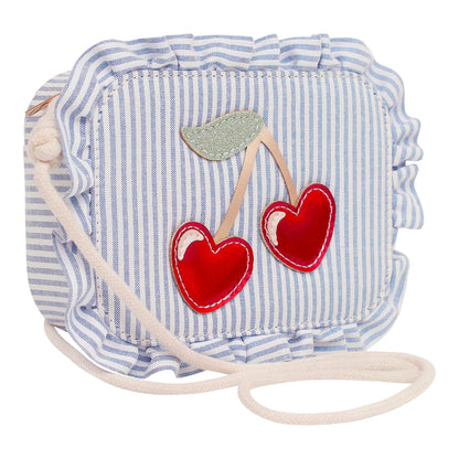 תיק פסים דובדבנים striped cherry bag Mimi&Lula
