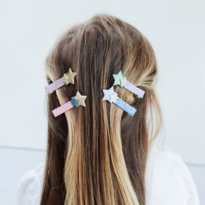 סט 4 סיכות כוכבים star bar clips Mimi&Lula