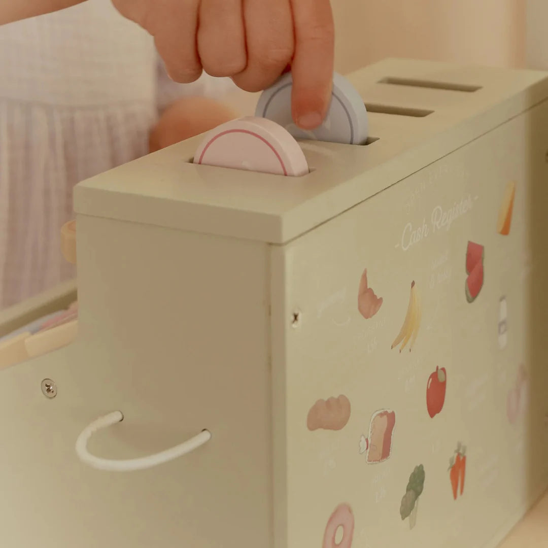 קופה רושמת מעץ Little Dutch
