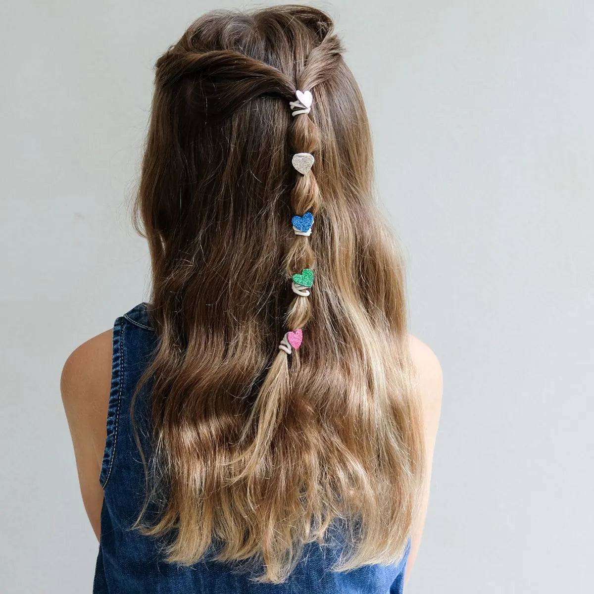 סט 8 גומיות מיני לב jazzy heart ponies Mimi&Lula