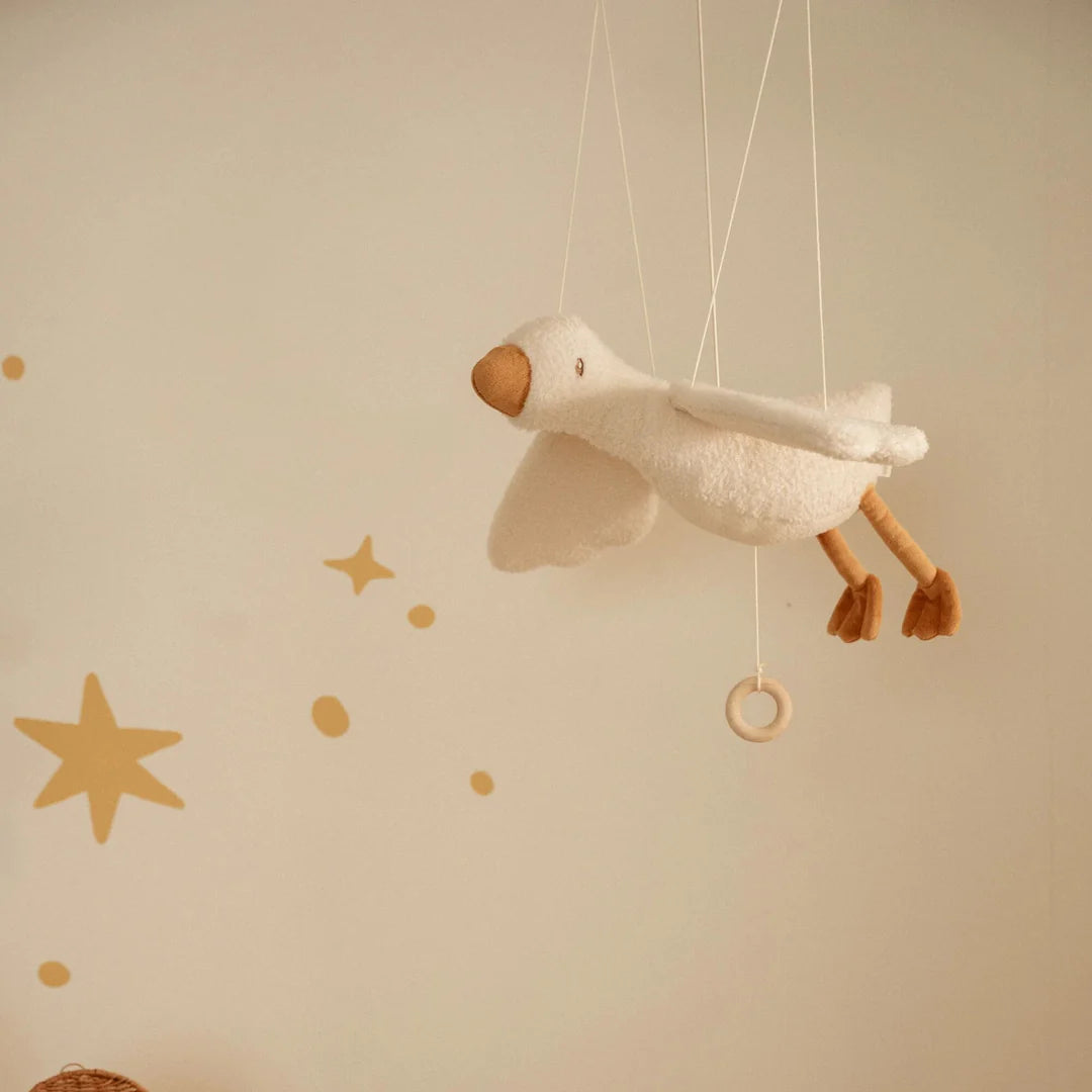 מובייל דקורטיבי אווז תלוי מעופף Little Goose Hanging Decoration | newborn naturals Little Dutch