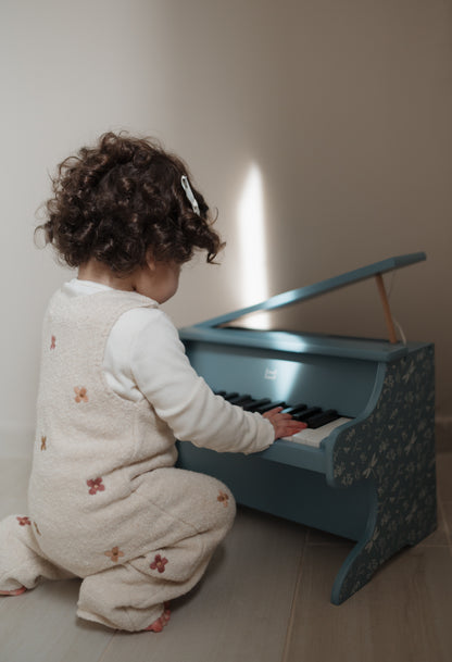 פסנתר עץ לתינוקות וילדים| כחול