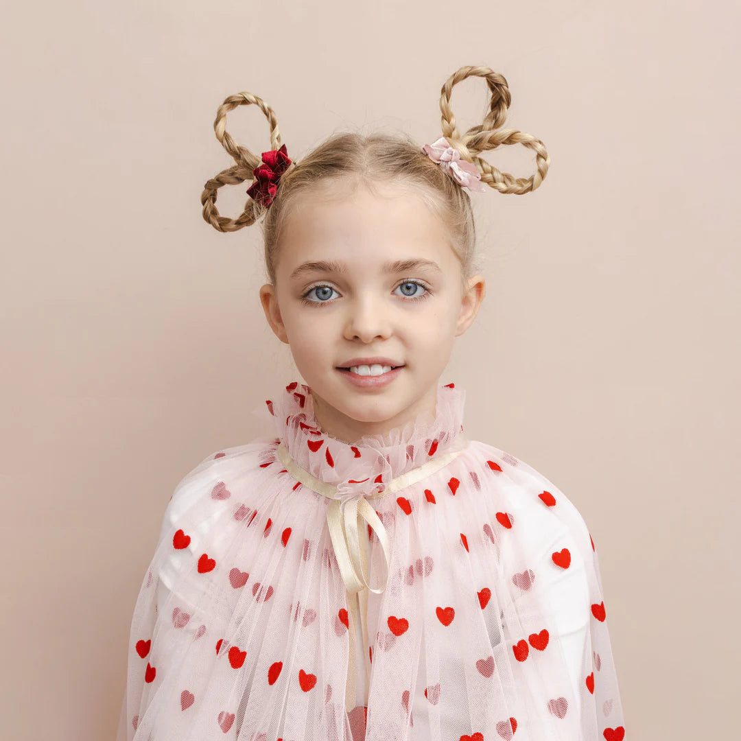 סט מתנה אביזרי שיער לבבות heart hair gift set Mimi&Lula