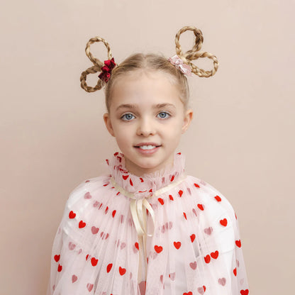 סט מתנה אביזרי שיער לבבות heart hair gift set Mimi&Lula