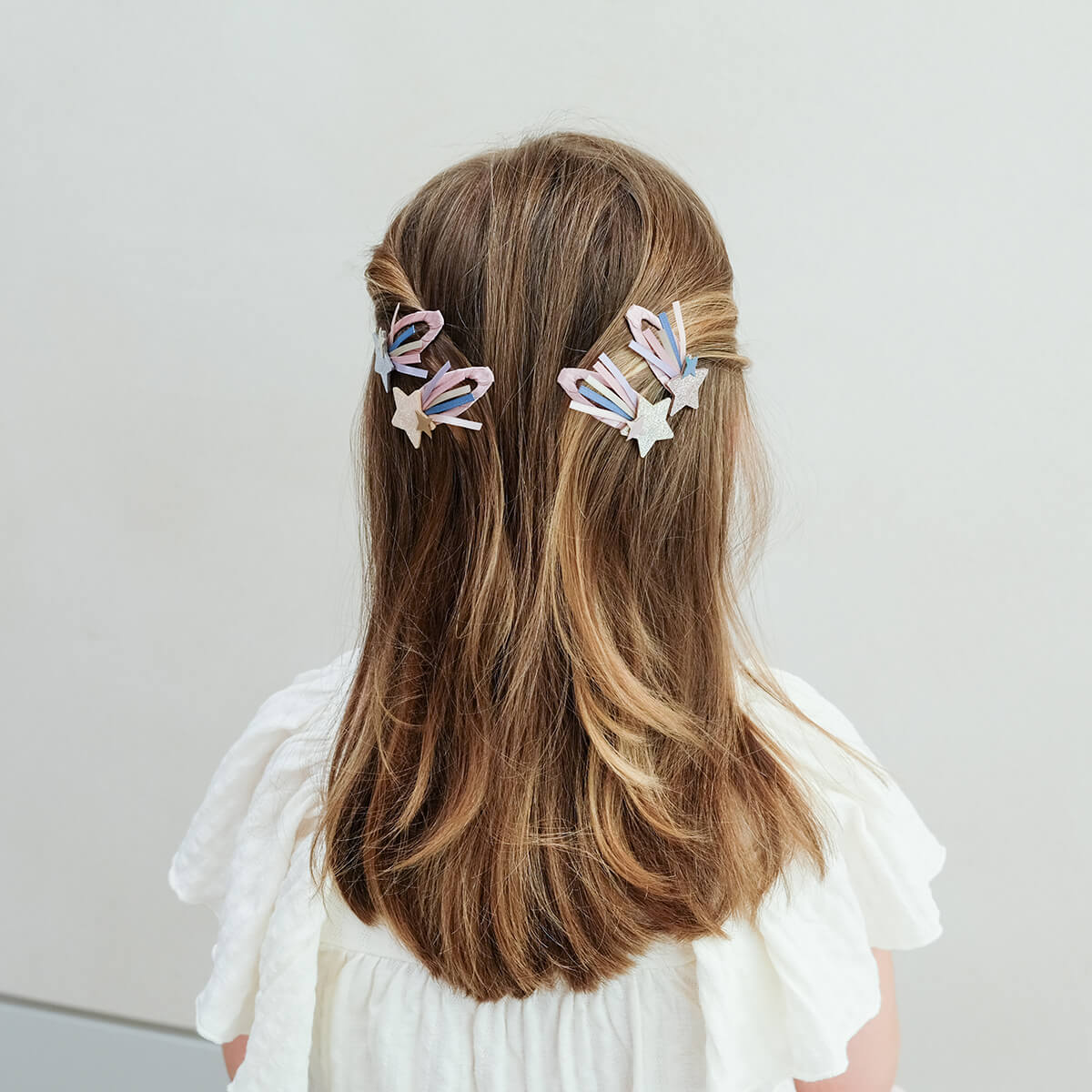 סט 4 סיכות לשיער כוכבים star trail hair clips Mimi&Lula