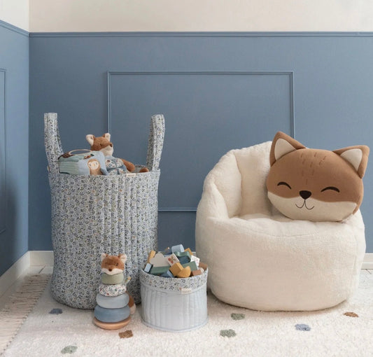 XL סל אחסון| forest friends blue little dutch