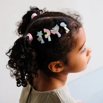 סט 8 סיכות שיער מיני Dreamy unicorn mini clips Mimi&Lula