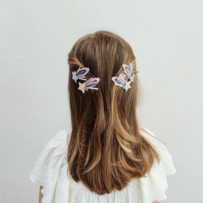 סט 4 סיכות לשיער כוכבים star trail hair clips Mimi&Lula