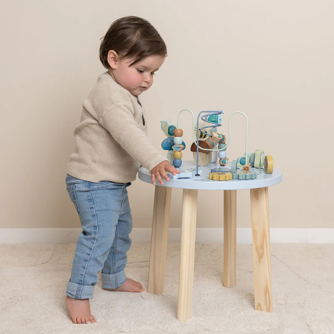 שולחן פעילות מעץ| חברי יער Little Dutch